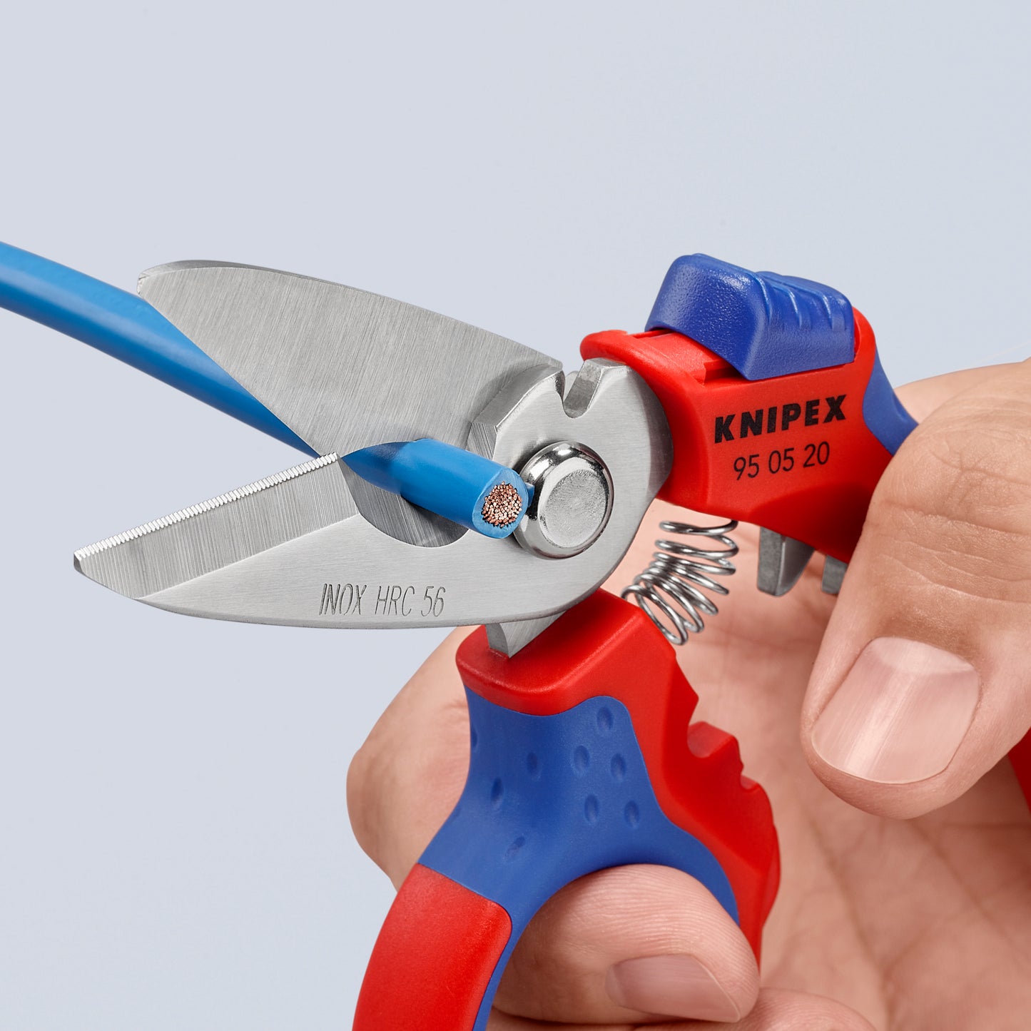 Knipex Angled Electrician Shears 6 1/4" 95 05 20 US