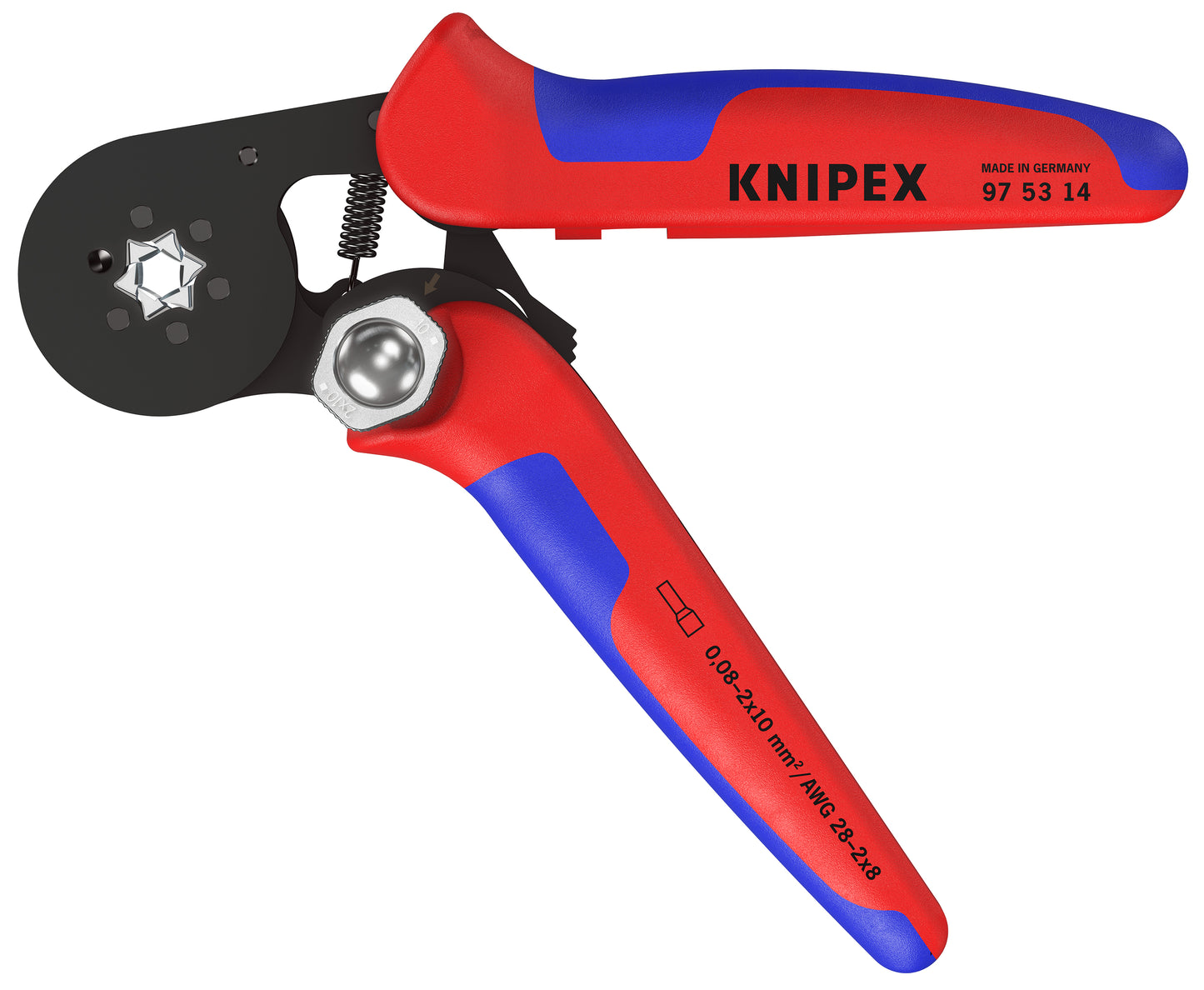 Knipex Self Adjusting Crimping Pliers 7 1/4" 97 53 14