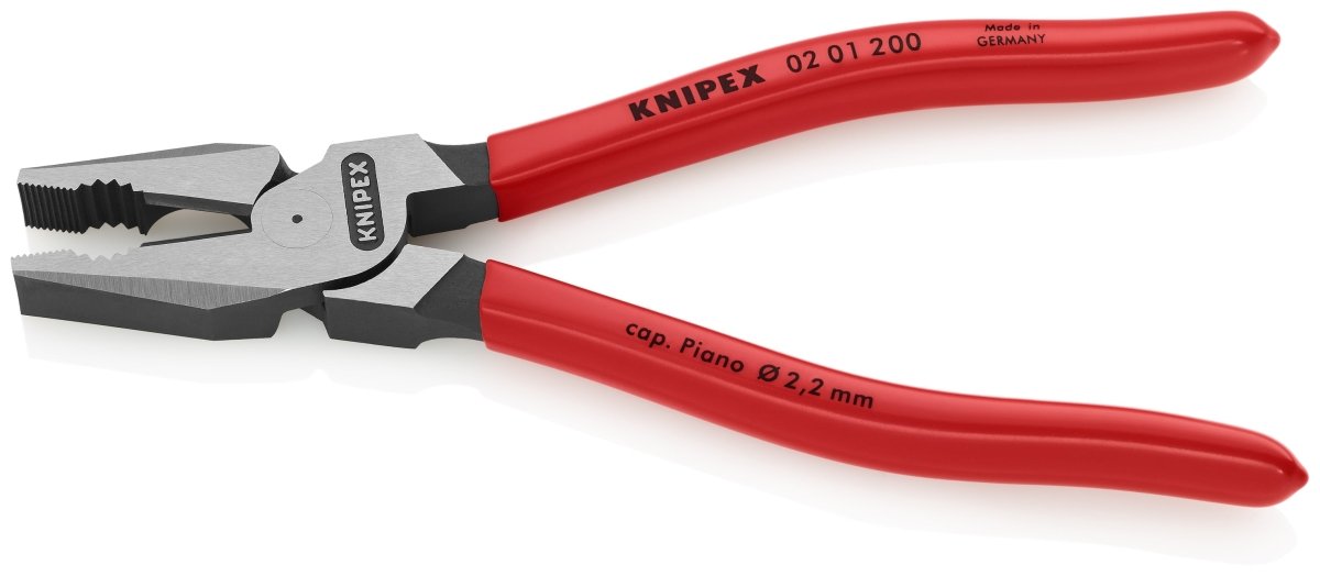 Knipex High Leverage Combination Pliers 8" 02 01 200 - Mr. Tools