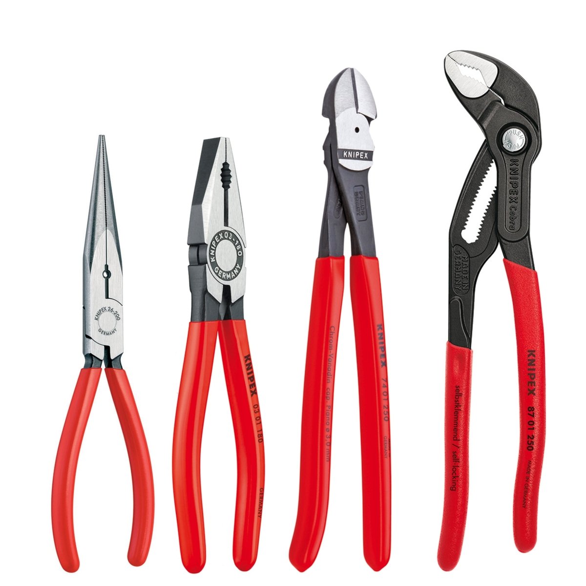 Knipex Pliers Set With Cobra® Pliers 4 Piece 9K 00 80 94 US - Mr. Tools