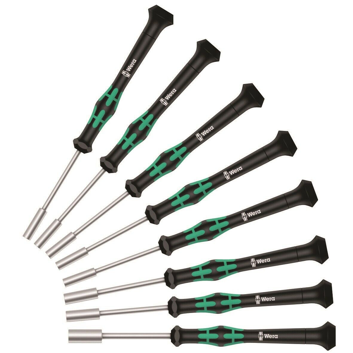 Wera 2069/8 Kraftform Micro Precision Nut Driver Set 8 Piece Metric 05345278001 - Mr. Tools