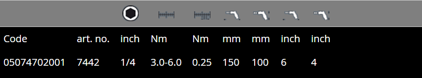 Wera 7442 Adjustable Pistol Grip Torque Screwdriver 3 - 6 Nm 1/4" 05074702001 - Mr. Tools
