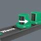 Wera 9608 Magnetic rail B Impaktor 1 Socket Set 3/8" Drive SAE 05005452001