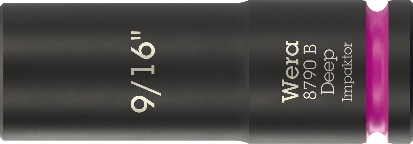 Wera 8790 B Impaktor Deep Socket 3/8" SAE