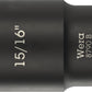 Wera 8790 B Impaktor Deep Socket 3/8" SAE