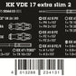 Wera Kraftform Kompakt VDE 17 Extra Slim 2 Tool Finder 17 Pieces 05006610001