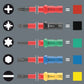 Wera Kraftform Kompakt VDE 17 Extra Slim 2 Tool Finder 17 Pieces 05006610001