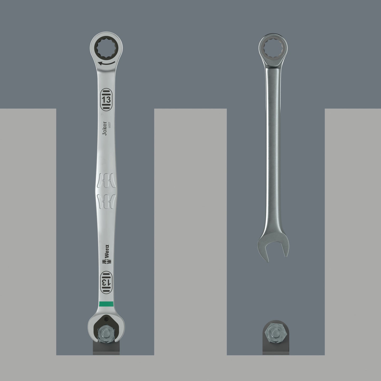 Wera 6007 Joker 5 Set 1 Combination Wrench Set 5 Pieces Metric 05020380001