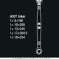Wera 6007 Joker 5 Set 1 Combination Wrench Set 5 Pieces Metric 05020380001
