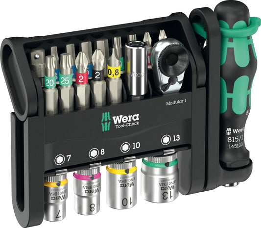 Wera Tool-Check Modular 1 21 Pieces Metric 05049000001