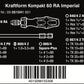 Wera Kraftform Kompakt 60 RA Ratcheting Screwdriver Set SAE 05051041001