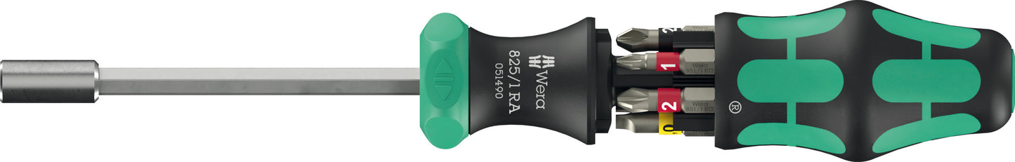 Wera Kraftform Kompakt 27 RA 1 Ratcheting Screwdriver Set 6 Pieces 05051517001