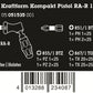 Wera Kraftform Kompakt Pistol RA-R 1 Ratcheting Screwdriver Set 05051535001