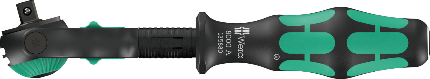 Wera 8000 A Black Edition Zyklop Speed Ratchet Wrench 1/4" Drive 05135880001