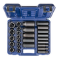 Wright Tool 6 Point Standard & Deep Impact Socket Set 1/2" Drive Metric 46667-MC