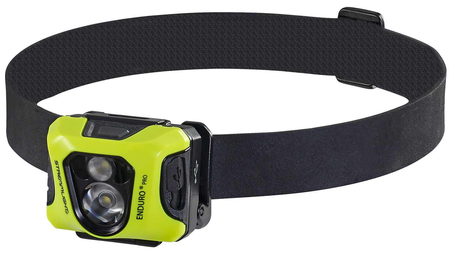 Streamlight Enduro® Pro Rechargeable USB LED Headlamp Flashlight Yellow 61435