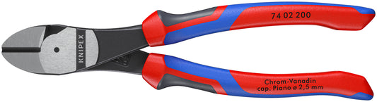 Knipex High Leverage Diagonal Cutters With Comfort Grip 8" 74 02 200