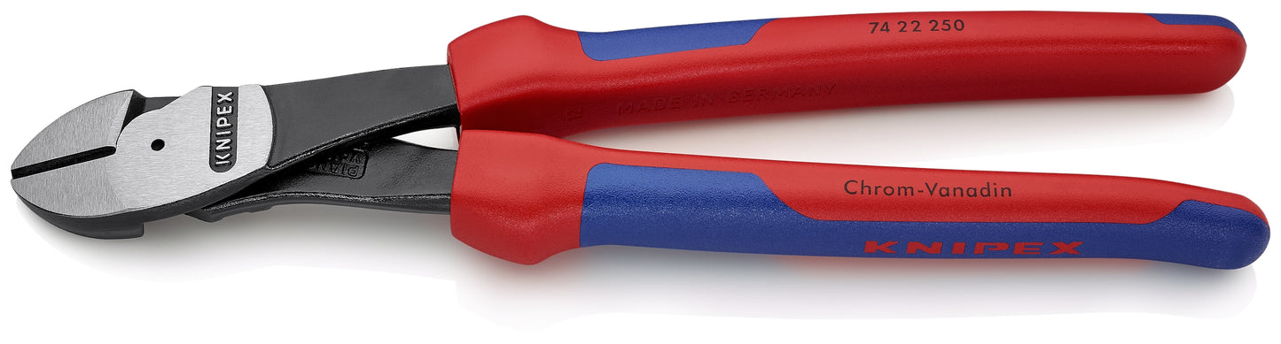 Knipex High Leverage Angled Diagonal Cutters 10" 74 22 250