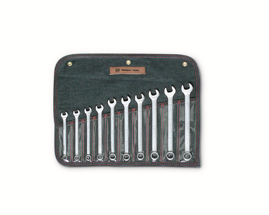 Wright Tool WRIGHTGRIP® 2.0 12 Point Combination Wrench Set 10 Pieces Metric 751