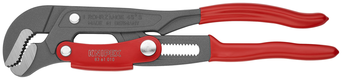 Knipex Rapid Adjust Swedish Pipe Wrench Pliers S-Type 13" 83 61 010
