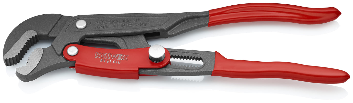Knipex Rapid Adjust Swedish Pipe Wrench Pliers S-Type 13" 83 61 010