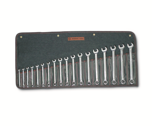 Wright Tool WRIGHTGRIP® 2.0 Combination Wrench Set Metric 18 Pieces 958