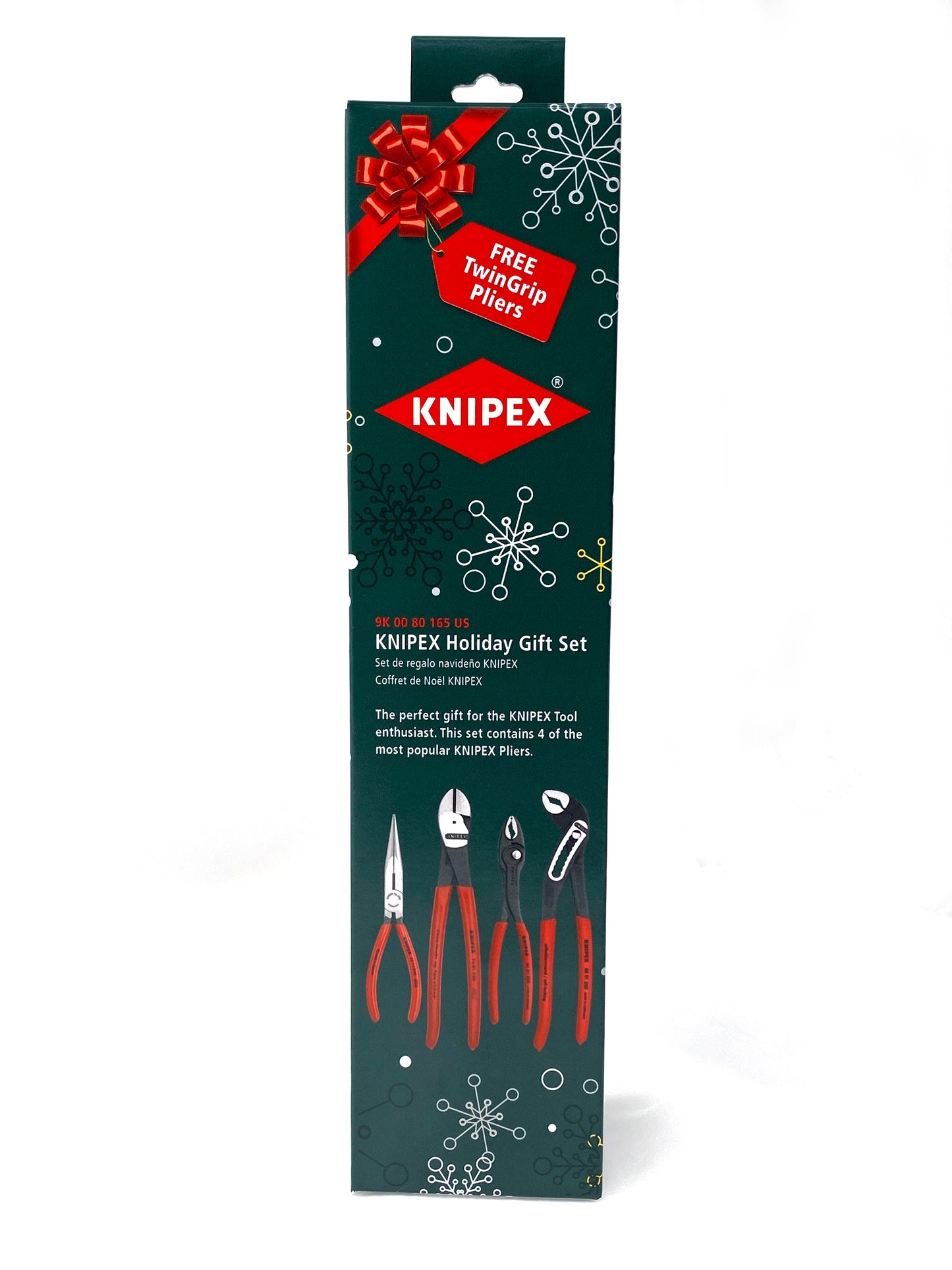 Knipex 2023 Holiday Gift Pliers Set 4 Pieces 9K 00 80 165 US