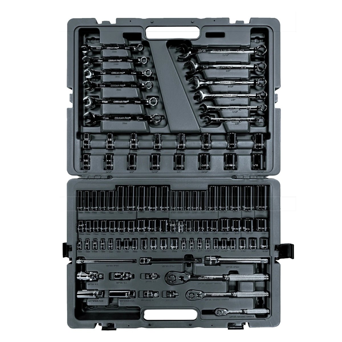 Cougar Pro Socket Wrench Box Set 49 Pieces Metric/SAE 103 Pieces A234 - Mr. Tools