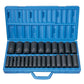 Grey Pneumatic 1326MD 1/2" Drive 26-Piece Deep Length Metric Master Impact Socket Set (10mm - 36mm) - Mr. Tools
