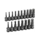 Grey Pneumatic 1598HC 1/2" Drive 18-Piece Master Combo SAE & Metric Impact Hex Driver Set - Mr. Tools