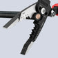 KNIPEX 13 72 8 Forged Wire Stripper cutting thick multi-strand copper electrical wire.