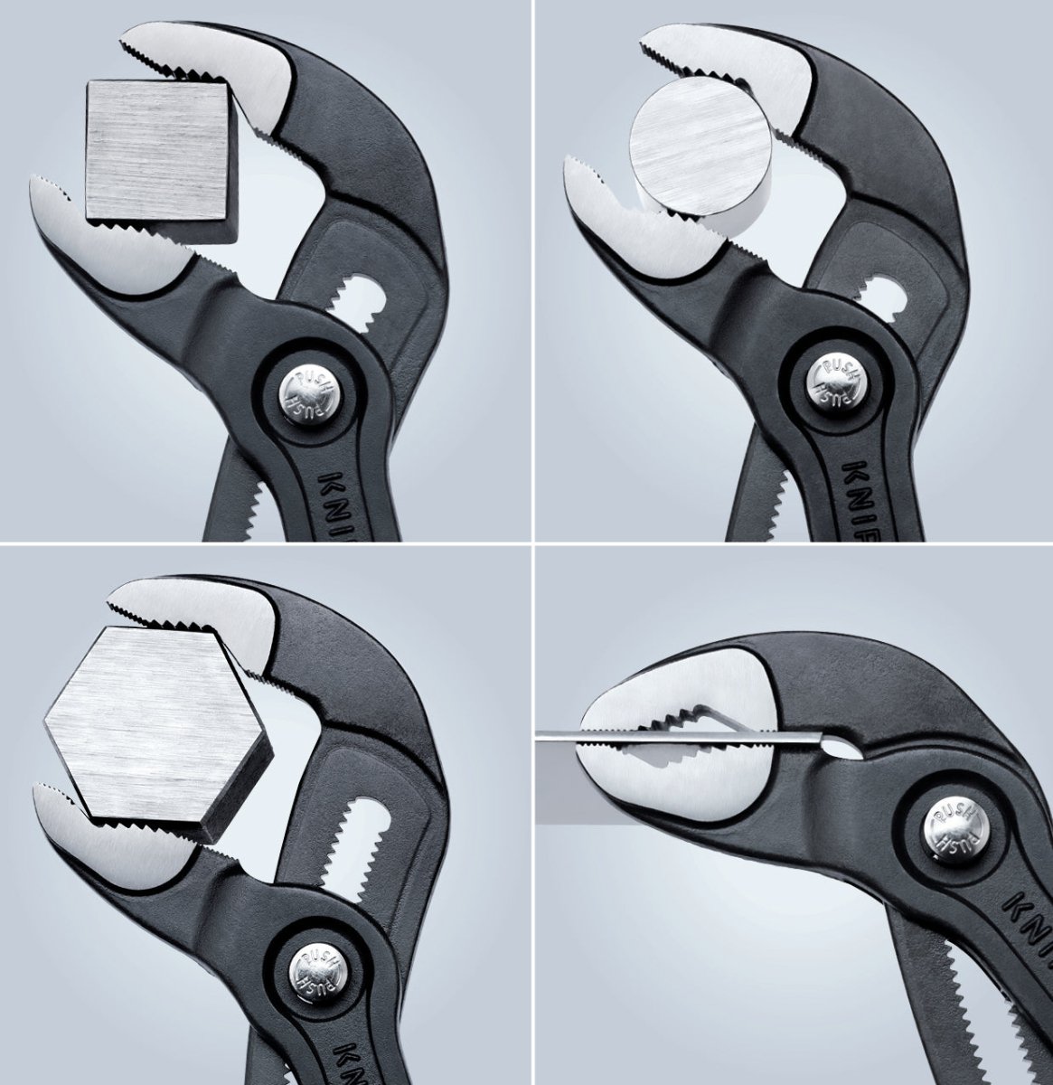 Knipex 4 Piece Cobra® Pliers Set With 10 Piece Tool Holder 9K 00 80 138 US - Mr. Tools