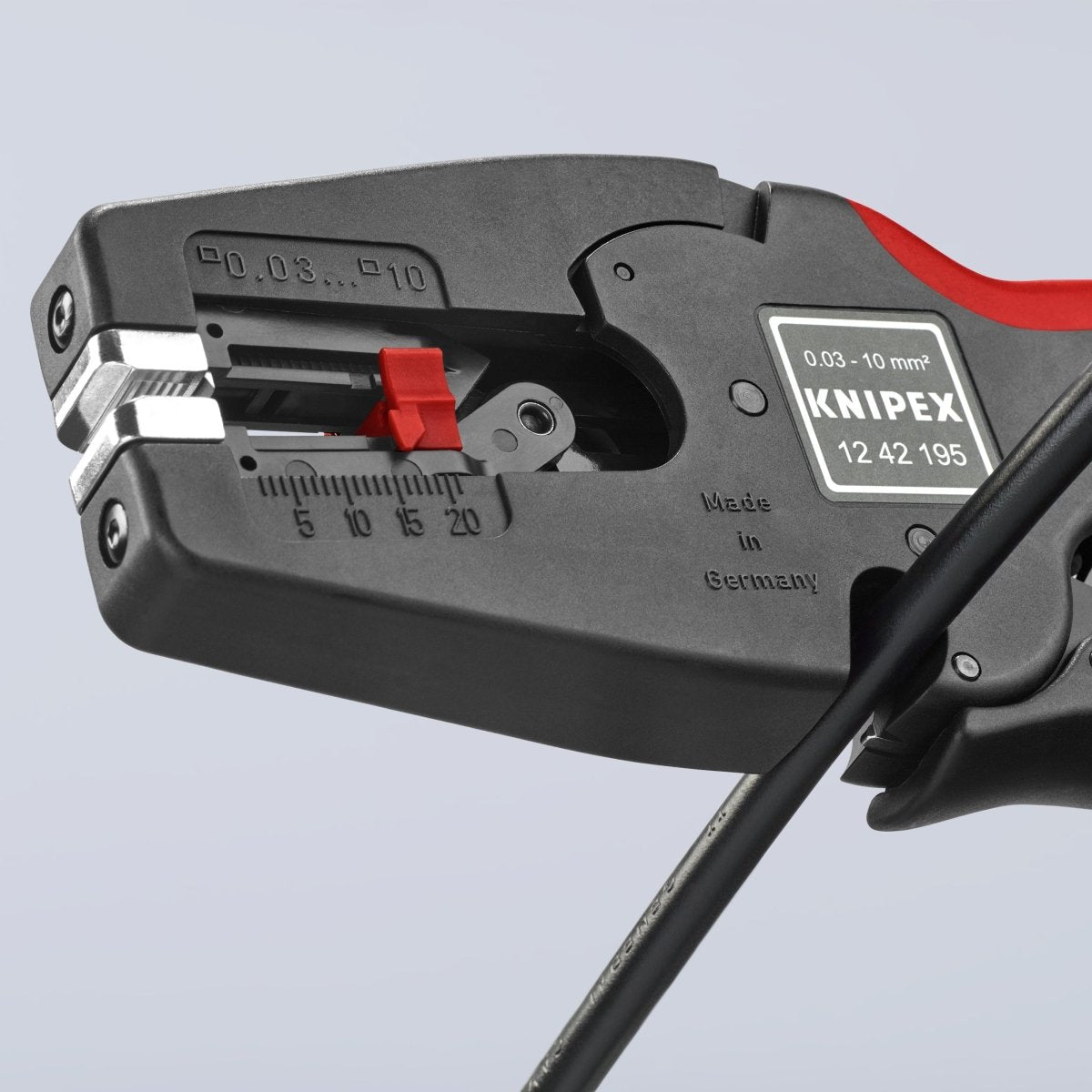 Knipex Automatic Wire Strippers 8 - 32 AWG 7 3/4" 12 42 195 - Mr. Tools