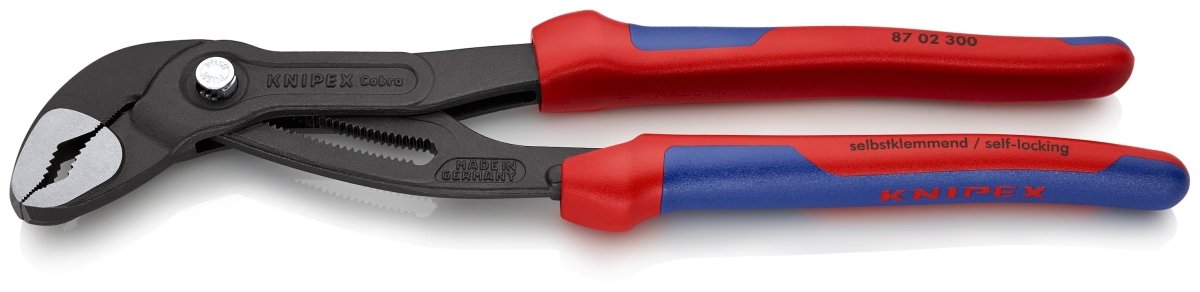 Knipex Cobra® High - Tech Water Pump Pliers 12" 87 02 300 - Mr. Tools