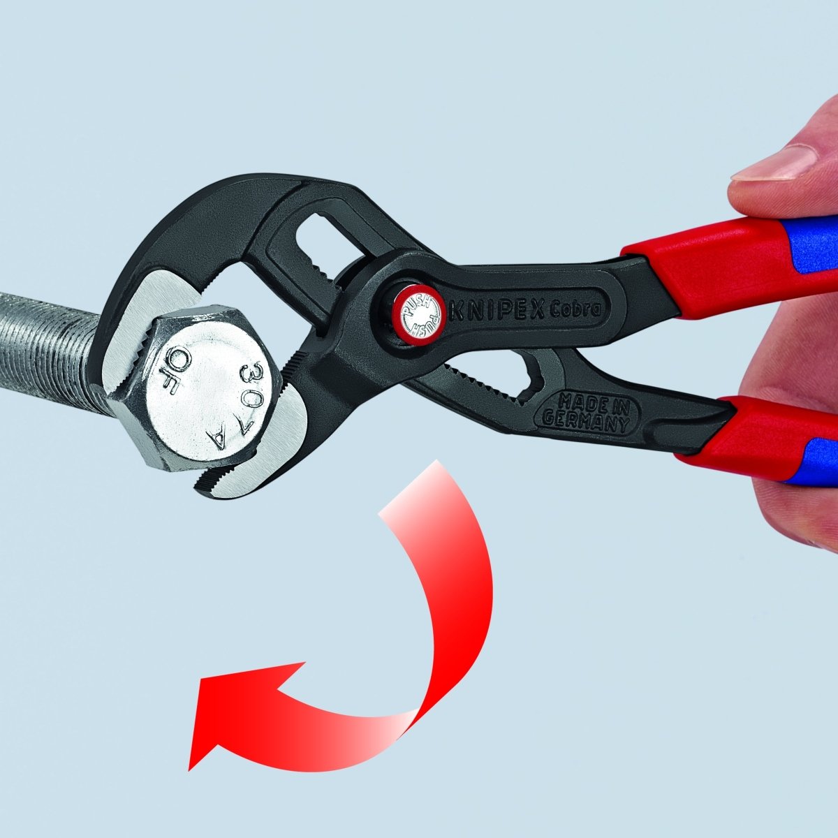 Knipex Cobra® Quickset Water Pump Pliers 10" 87 21 250 - Mr. Tools