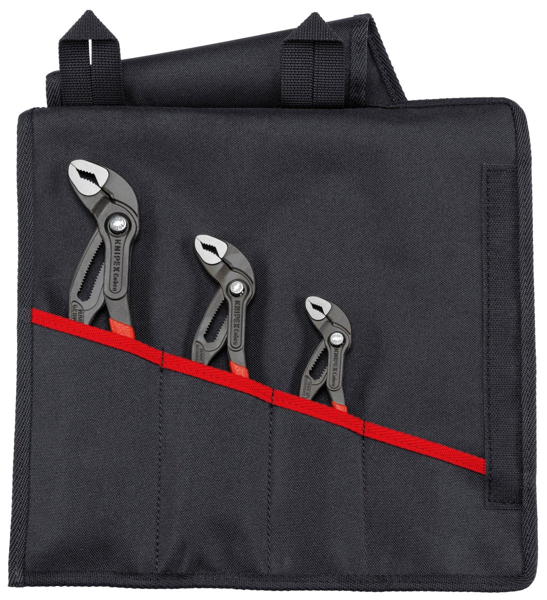 Knipex Cobra® Water Pump Pliers Set In Tool Roll 3 Pieces 00 19 55 S8 - Mr. Tools