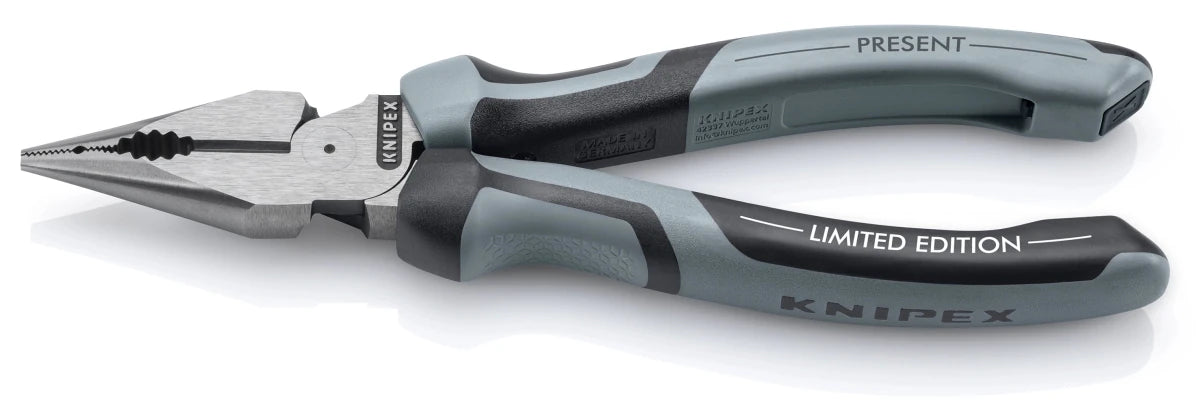 KNIPEX Eras 3 "Present" Edition 7-1/4" Needle-Nose Combination Pliers (08 22 185 S01) - Mr. Tools