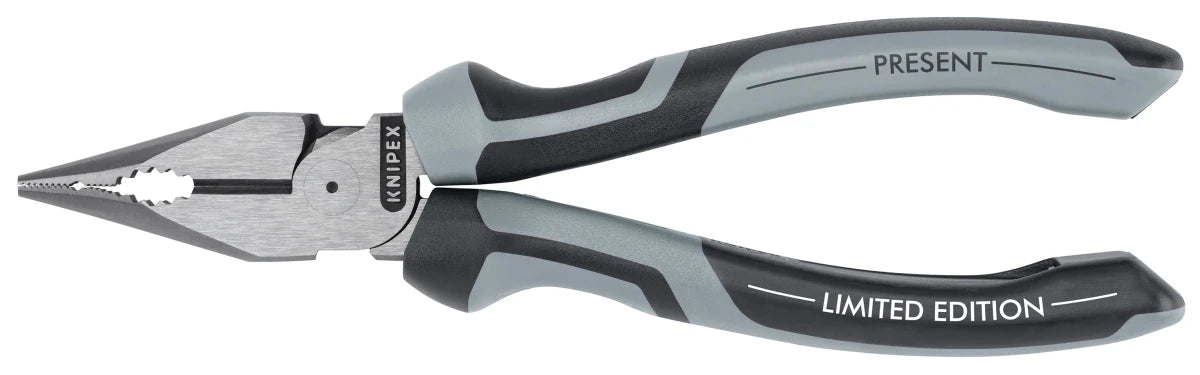 KNIPEX Eras 3 "Present" Edition 7-1/4" Needle-Nose Combination Pliers (08 22 185 S01) - Mr. Tools