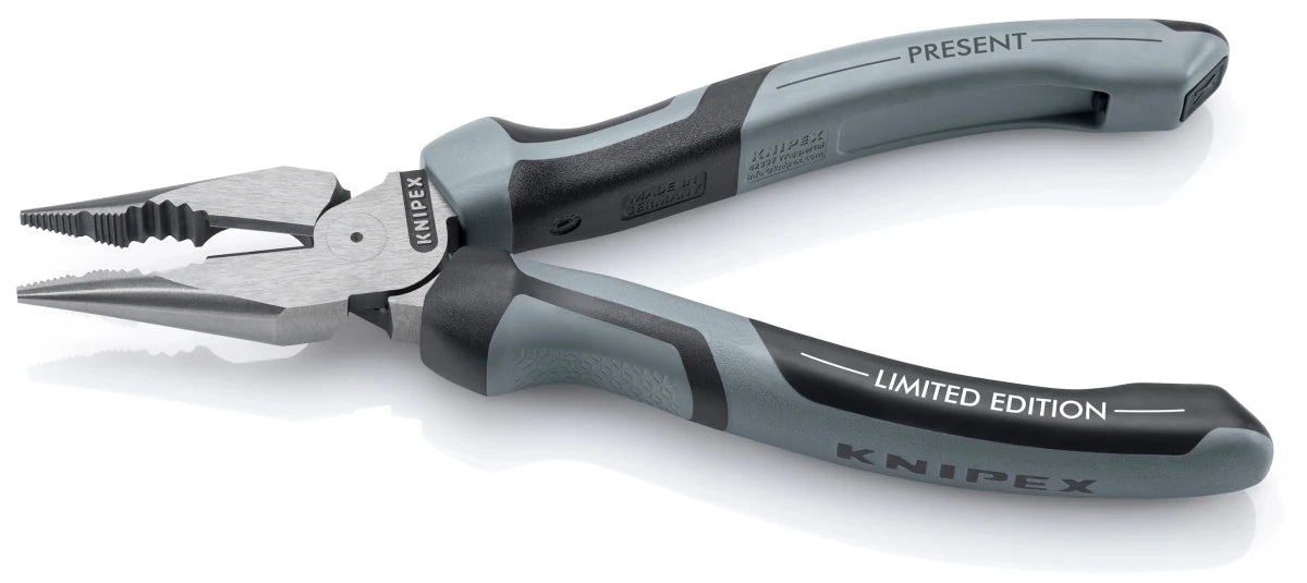 KNIPEX Eras 3 "Present" Edition 7-1/4" Needle-Nose Combination Pliers (08 22 185 S01) - Mr. Tools