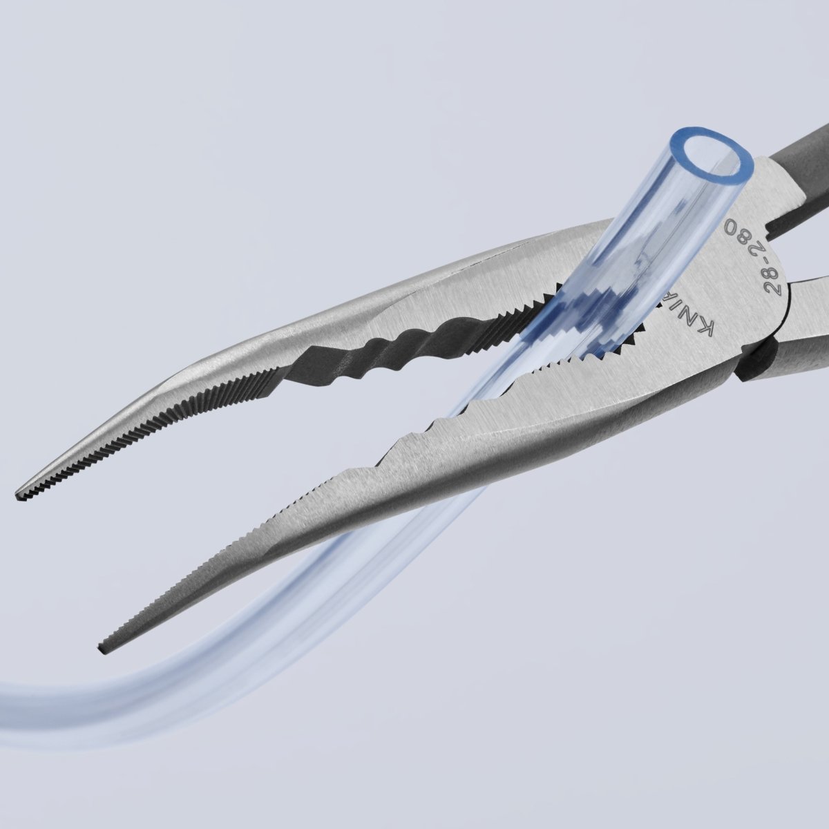 Knipex Extra Long Reach Needle Nose 45° Angled Pliers 11" 28 81 280 - Mr. Tools