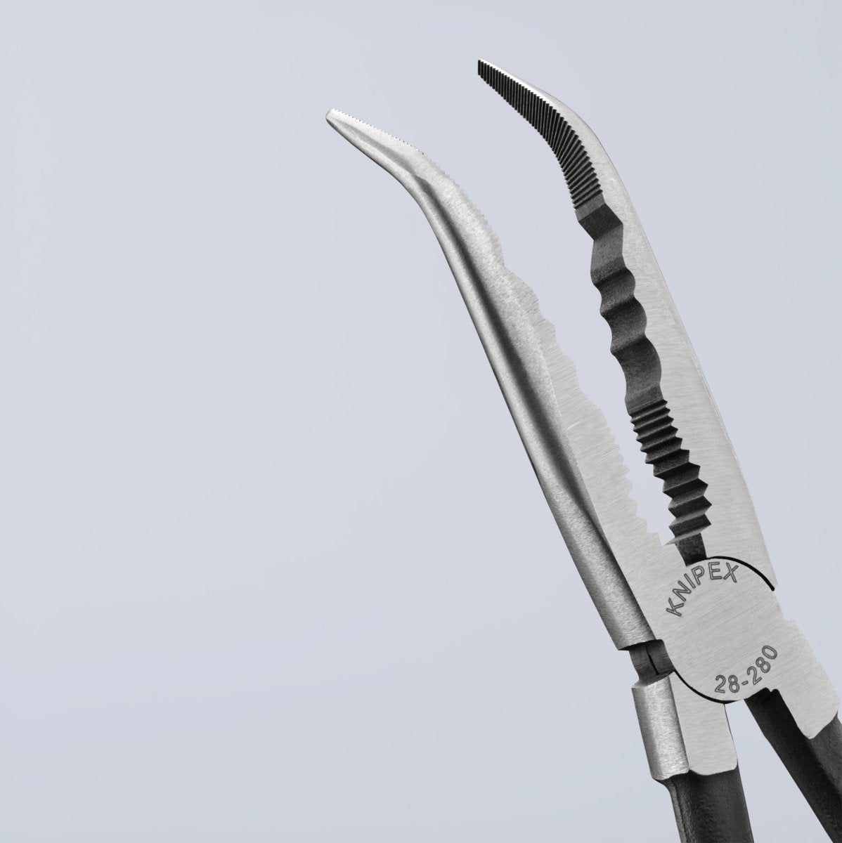 Knipex Extra Long Reach Needle Nose 45° Angled Pliers 11" 28 81 280 - Mr. Tools