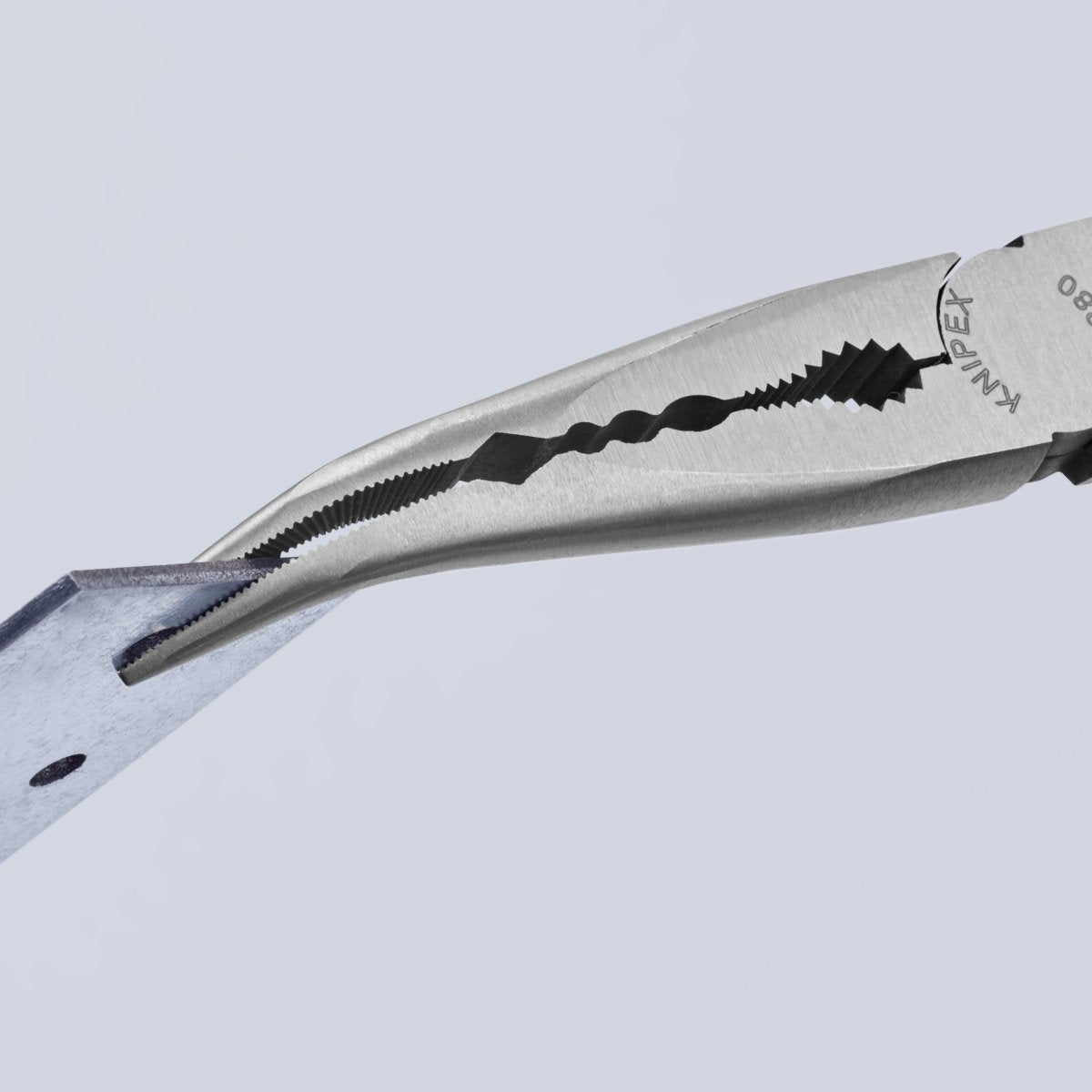 Knipex Extra Long Reach Needle Nose 45° Angled Pliers 11" 28 81 280 - Mr. Tools