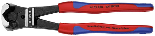 Knipex High Leverage Bolt End Cutting Nippers 8" 61 02 200 - Mr. Tools