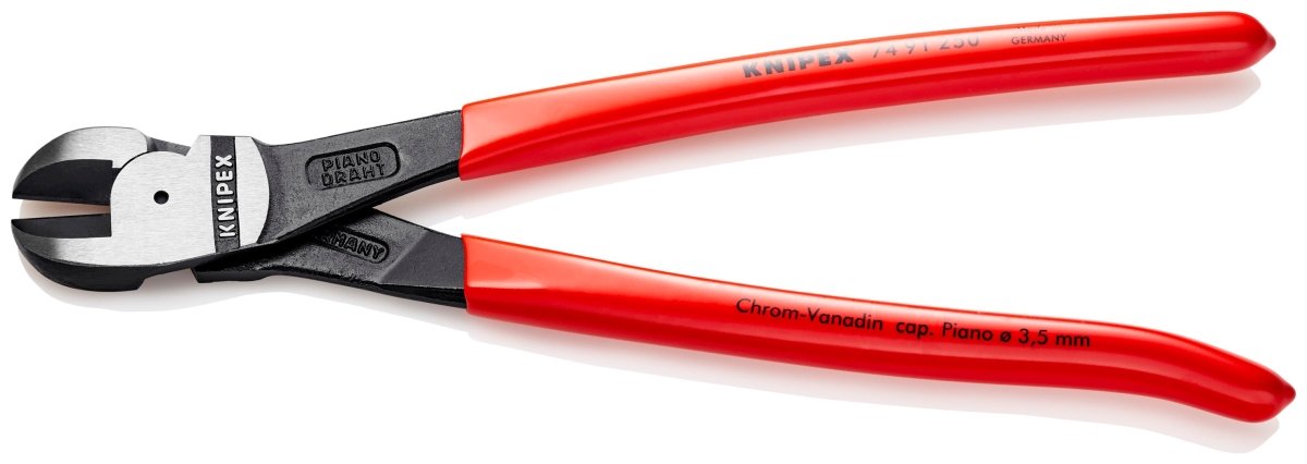 Knipex High Leverage Center Cutters 10" 74 91 250 - Mr. Tools
