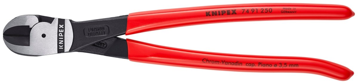 Knipex High Leverage Center Cutters 10" 74 91 250 - Mr. Tools