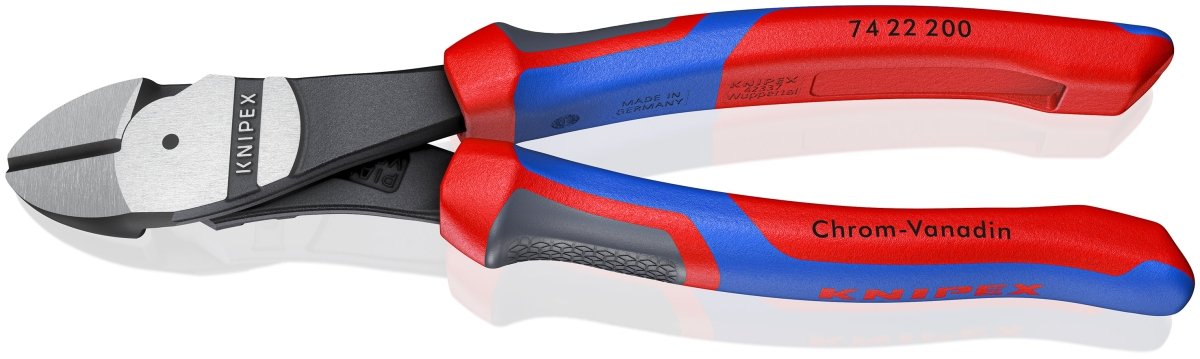 Knipex High Leverage Diagonal Cutters 8" 74 22 200 - Mr. Tools