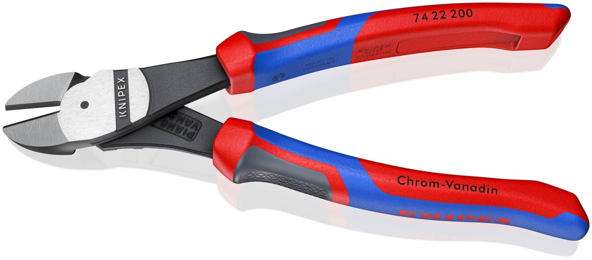 Knipex High Leverage Diagonal Cutters 8" 74 22 200 - Mr. Tools