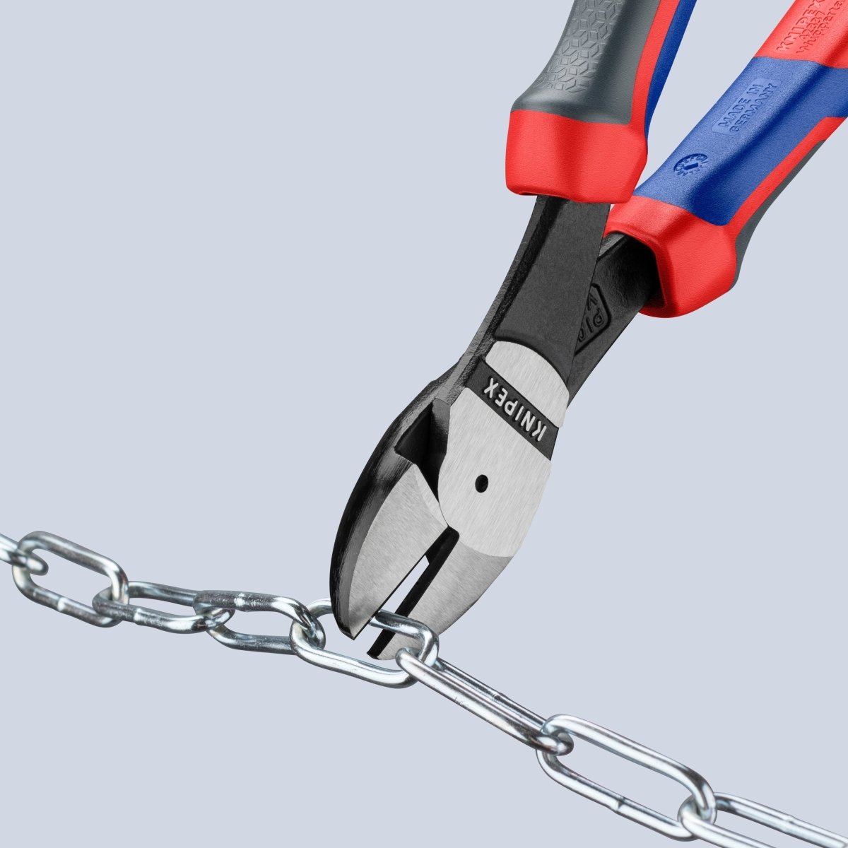 Knipex High Leverage Diagonal Cutters With Comfort Grip 8" 74 02 200 - Mr. Tools