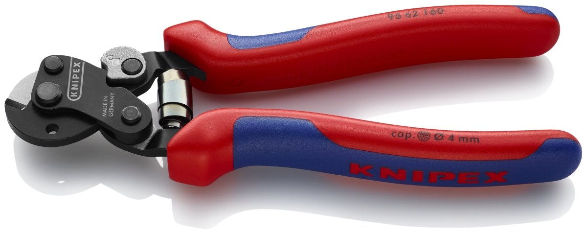 Knipex High Strength Wire Rope Cutters 6 1/4" 95 62 160 - Mr. Tools