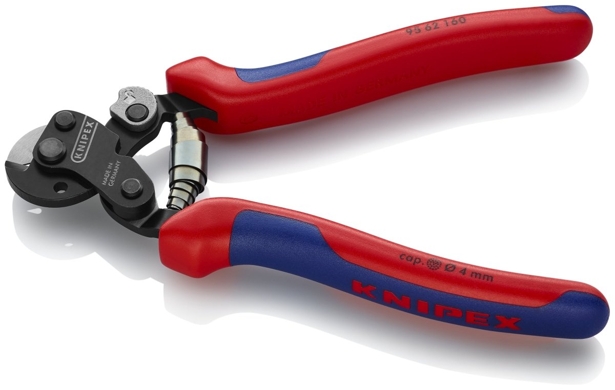 Knipex High Strength Wire Rope Cutters 6 1/4" 95 62 160 - Mr. Tools